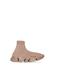 Speed 2. Monocolor Recycled Knit Sneakers - Mink Grey