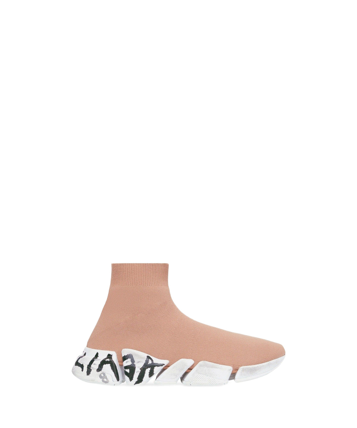 SPEED / Speed 2.0 Graffiti Recycled Knit Sneakers - Beige & White