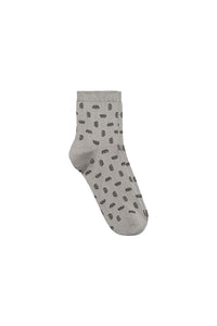 BB Allover Logo zinc & black Socks - Zinc & Black