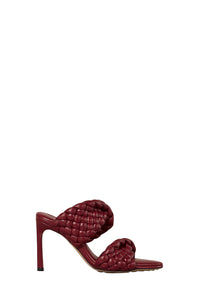 Curve burgundy 95mm Sandals - Burgundy