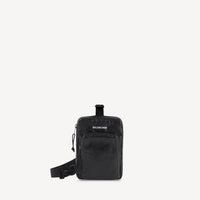 Explorer Crossbody Messenger Bag - Black