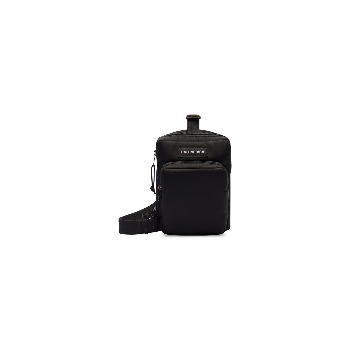 Explorer Crossbody Messenger Bag - Black