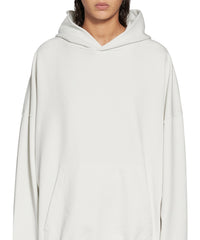 Balenciaga Back Hoodie - Dirty White & Silver
