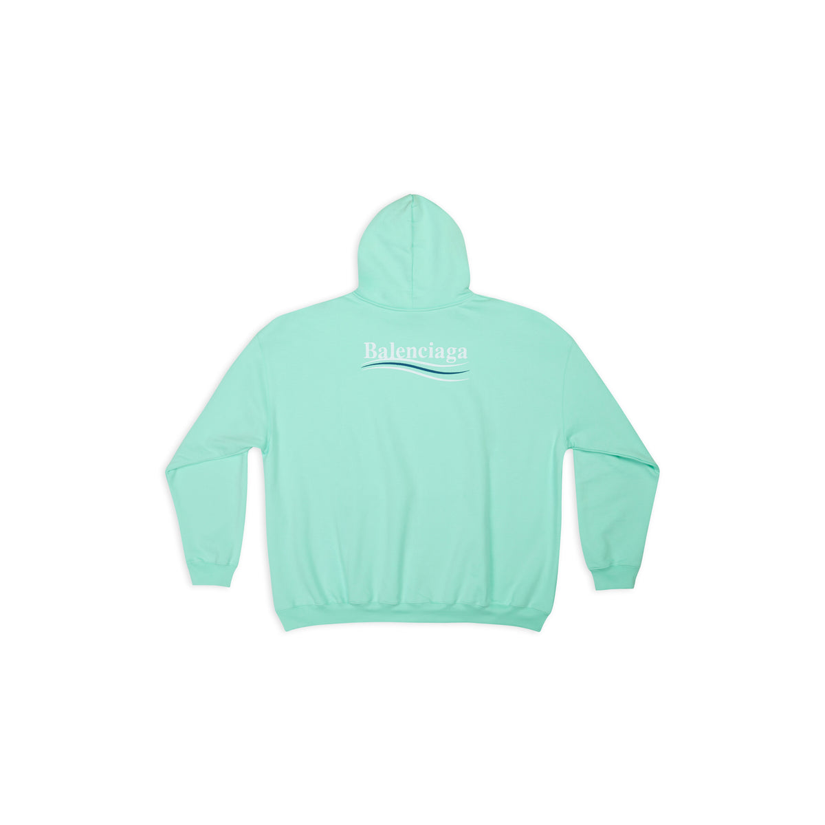 Political Campaign Hoodie - Mint & White & Blue