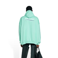 Political Campaign Hoodie - Mint & White & Blue