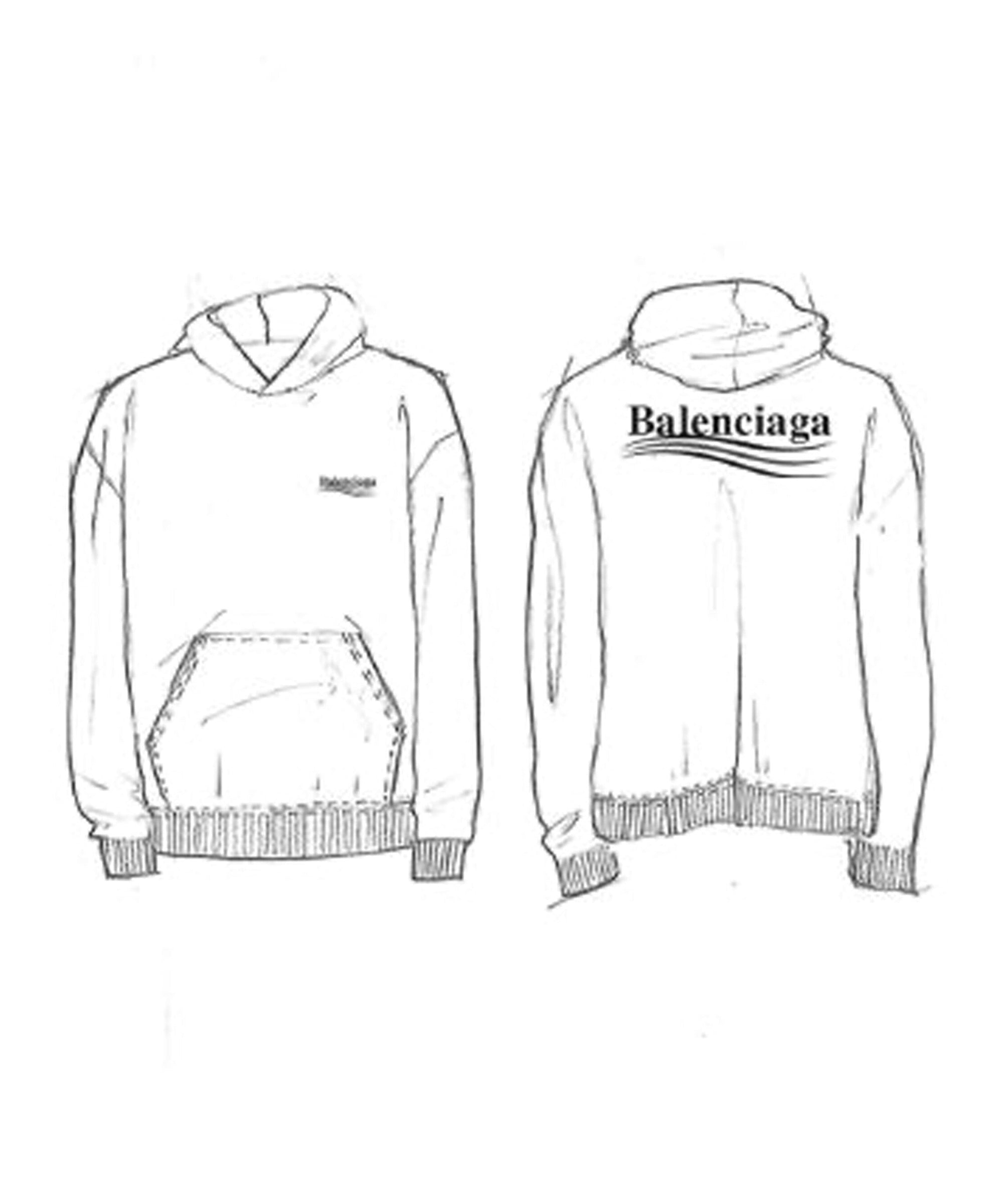 Political Campaign Hoodie - Bright Red & WhIte & Blue
