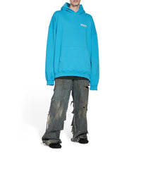 Political Campaign Hoodie - Azure & White & Red