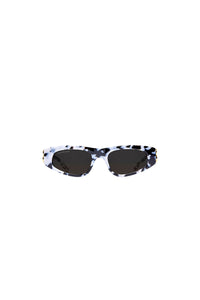 Dynasty D-Frame white & havana Sunglasses - White & Havana