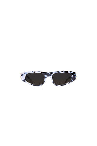 Dynasty D-Frame white & havana Sunglasses - White & Havana