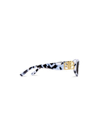 Dynasty D-Frame white & havana Sunglasses - White & Havana