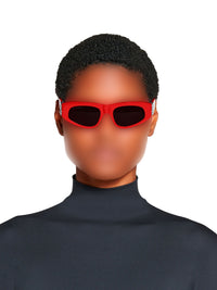 Dynasty D-Frame red Sunglasses - Red