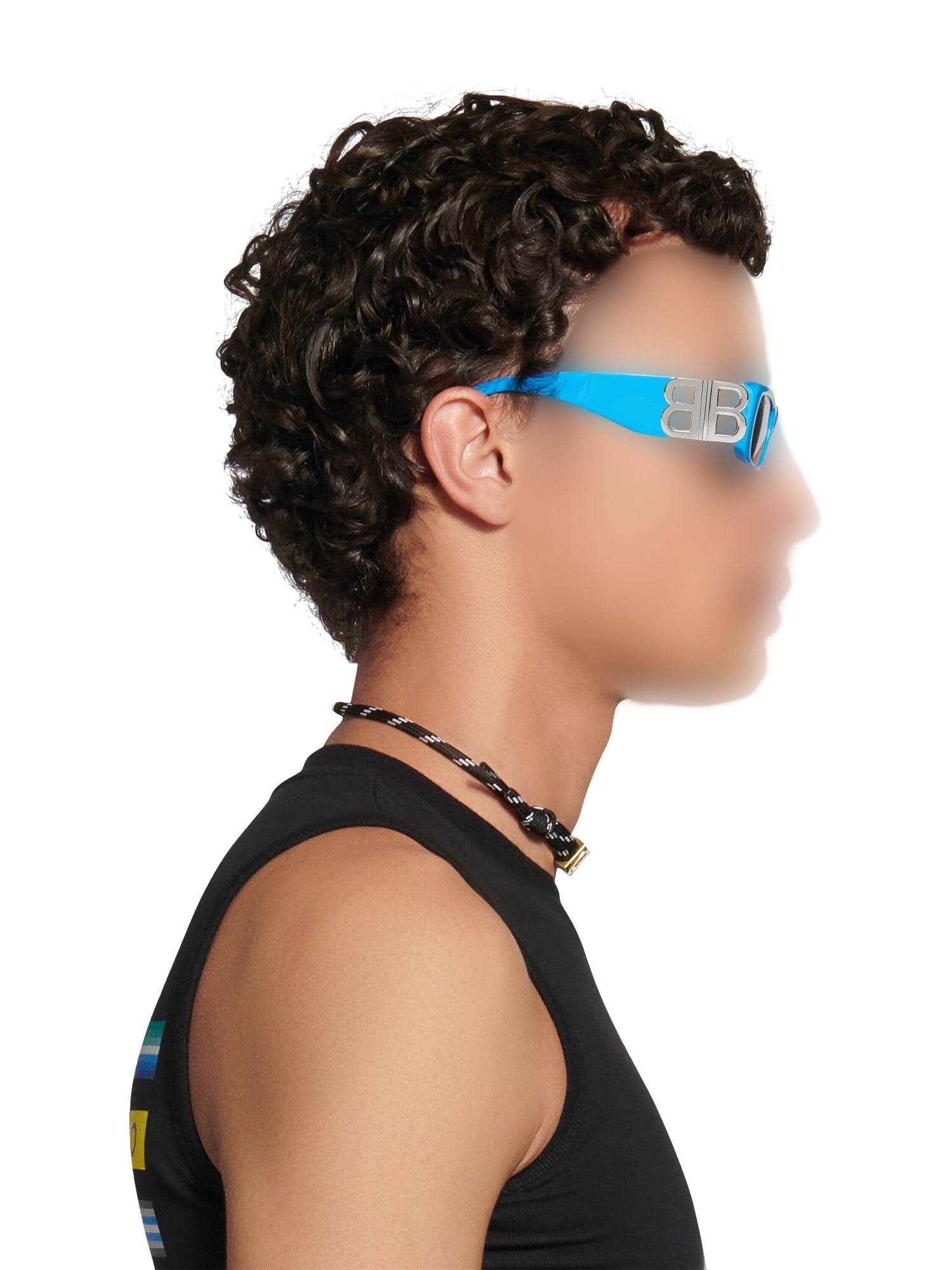 Dynasty Rectangle sky Sunglasses - Sky