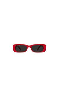 Dynasty Rectangle red Sunglasses - Red