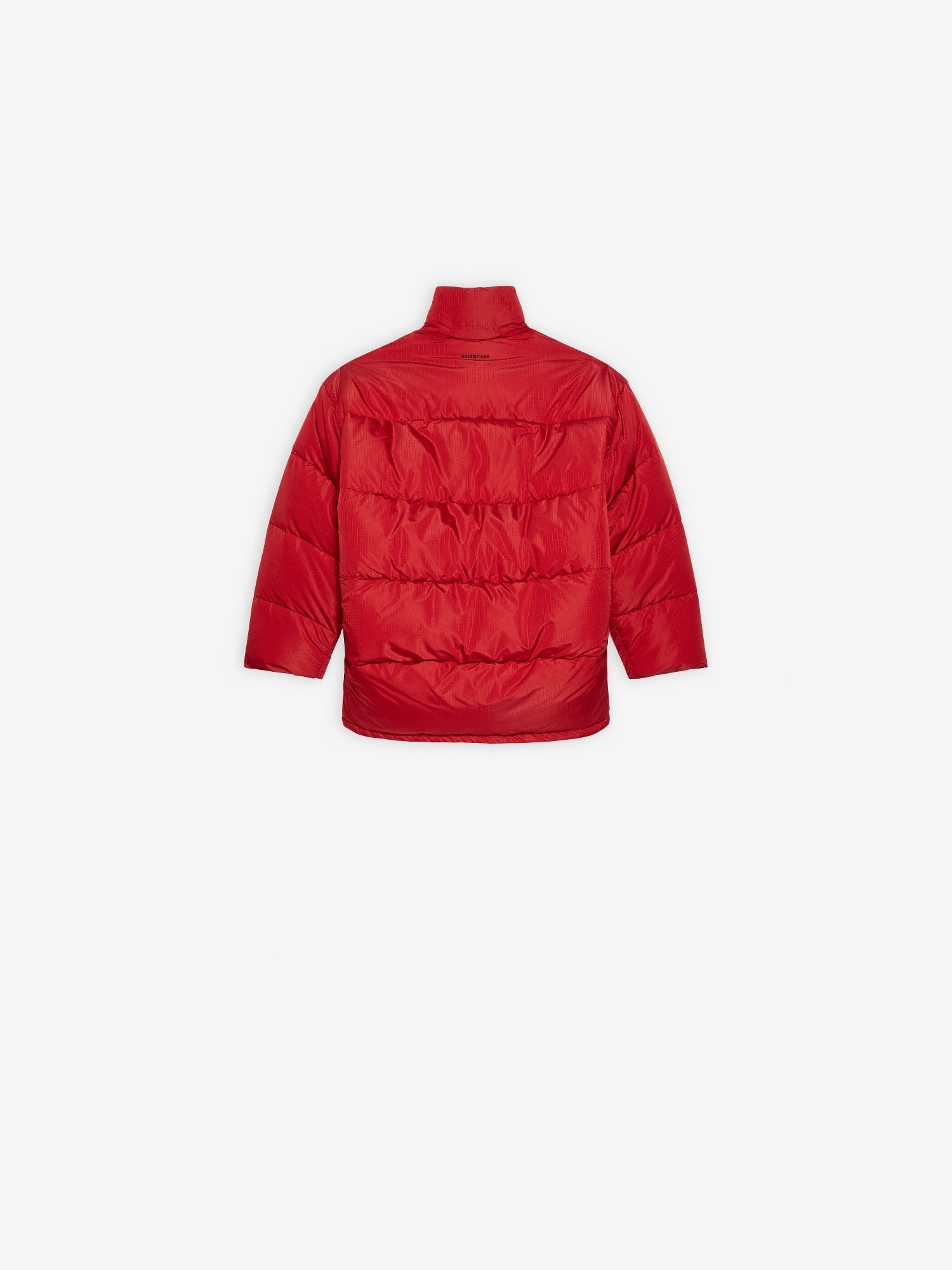 New C-Shape Puffer red Jacket - Red