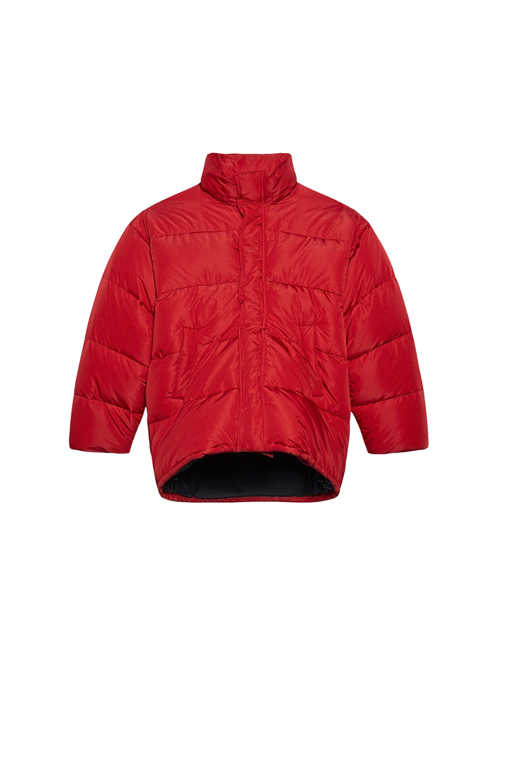 New C-Shape Puffer red Jacket - Red