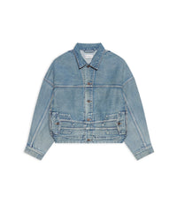 Upside Down Jacket - Washed Light Blue
