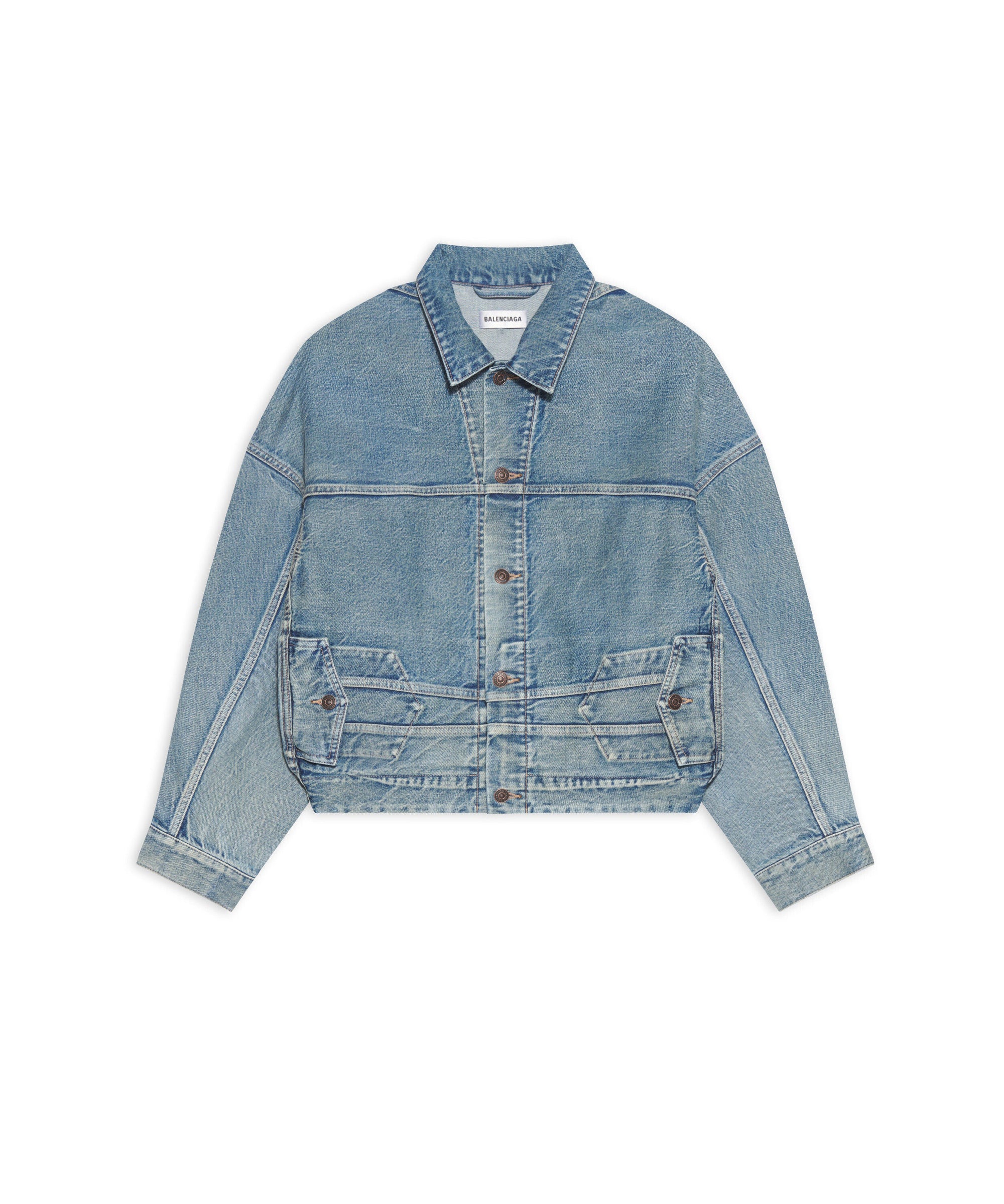 Upside Down Jacket - Washed Light Blue
