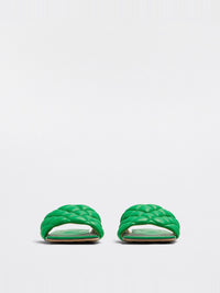 Padded Flat parakeet Sandals - Parakeet