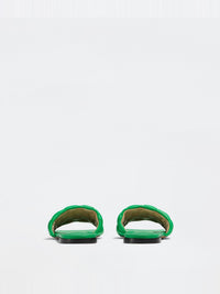 Padded Flat parakeet Sandals - Parakeet