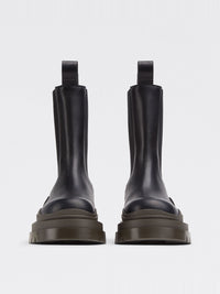 Tire black & ivory Chelsea Boots - Black & Ivory