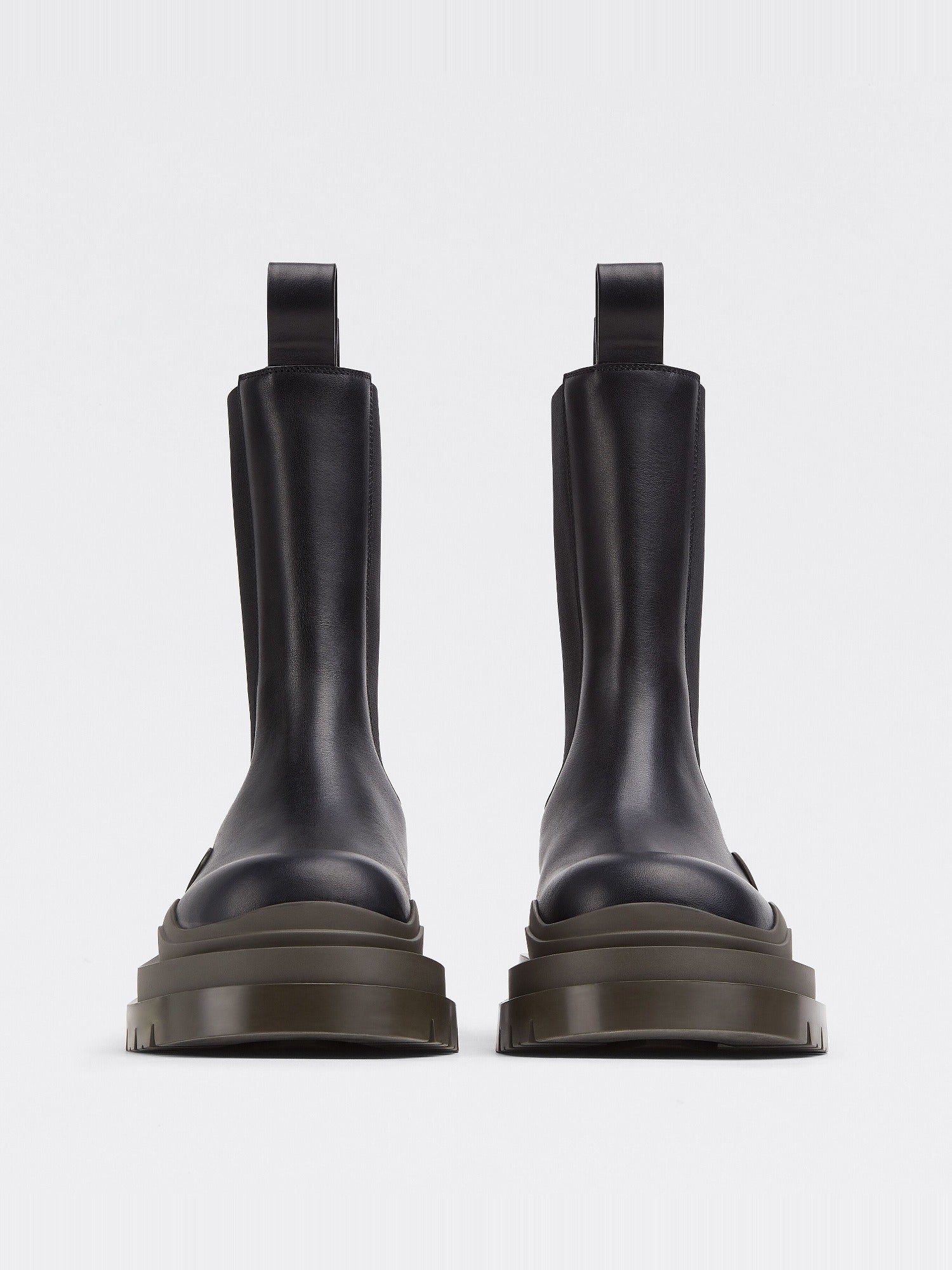 Tire black & ivory Chelsea Boots - Black & Ivory
