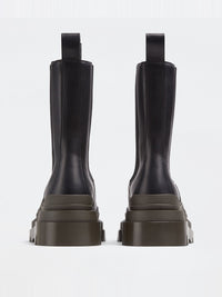 Tire black & ivory Chelsea Boots - Black & Ivory