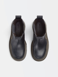 Tire black & ivory Chelsea Boots - Black & Ivory