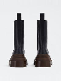 Tire black & ebony Chelsea Boots - Black & Ebony