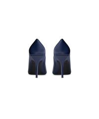 Square Knife BB 80 Pumps - Navy & Gold