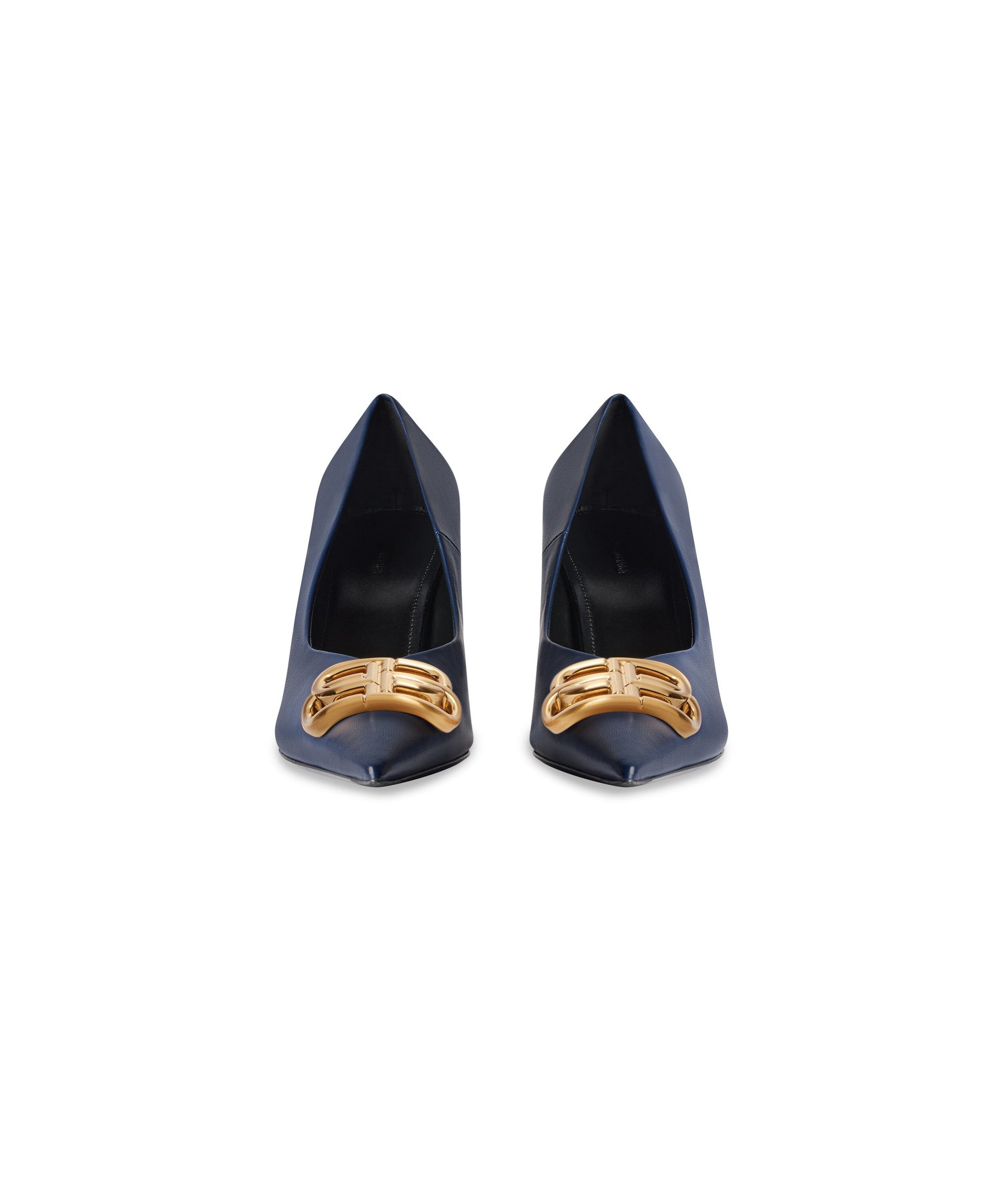 Square Knife BB 80 Pumps - Navy & Gold