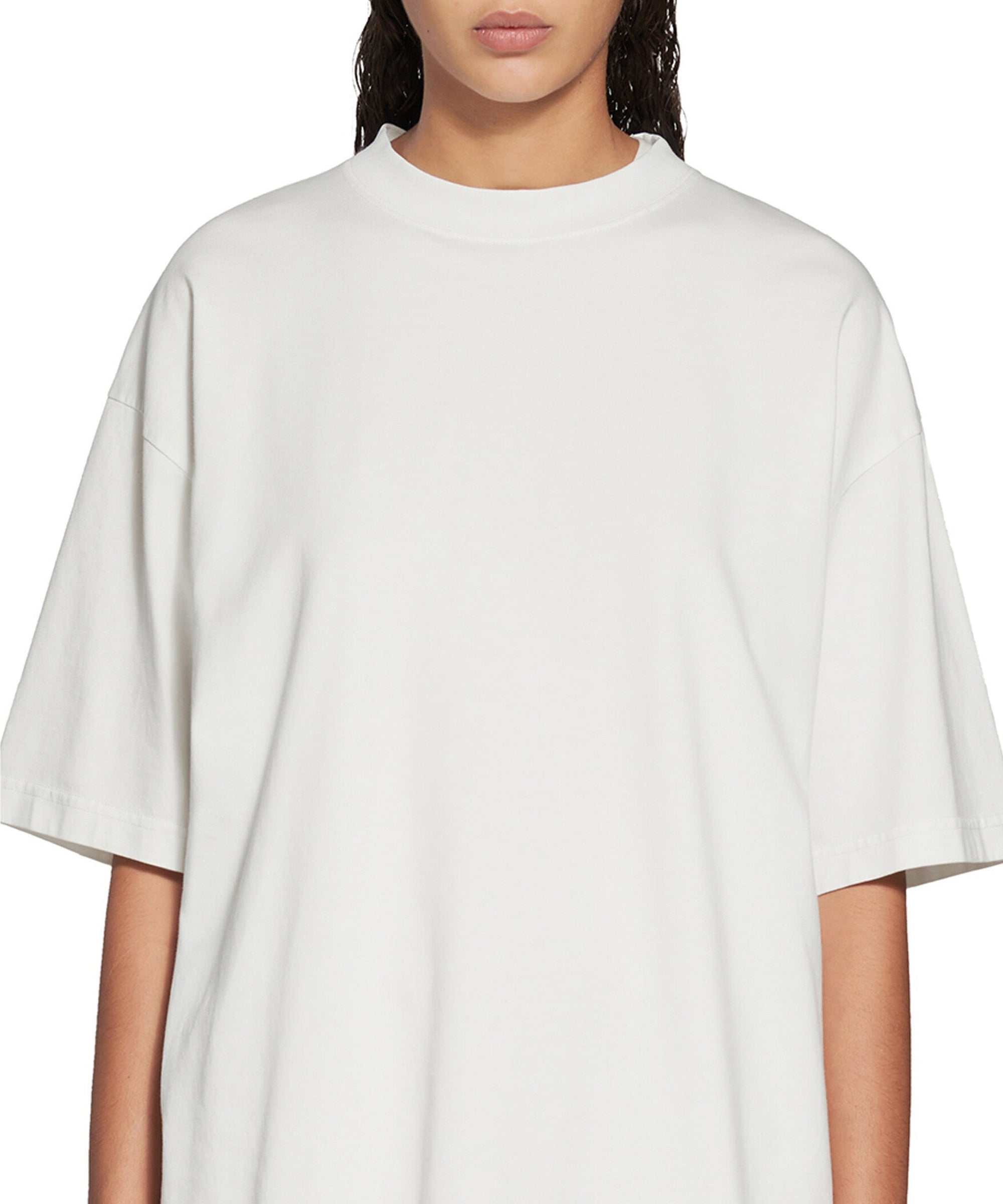 Balenciaga Back T-Shirt - Dirty White & Silver