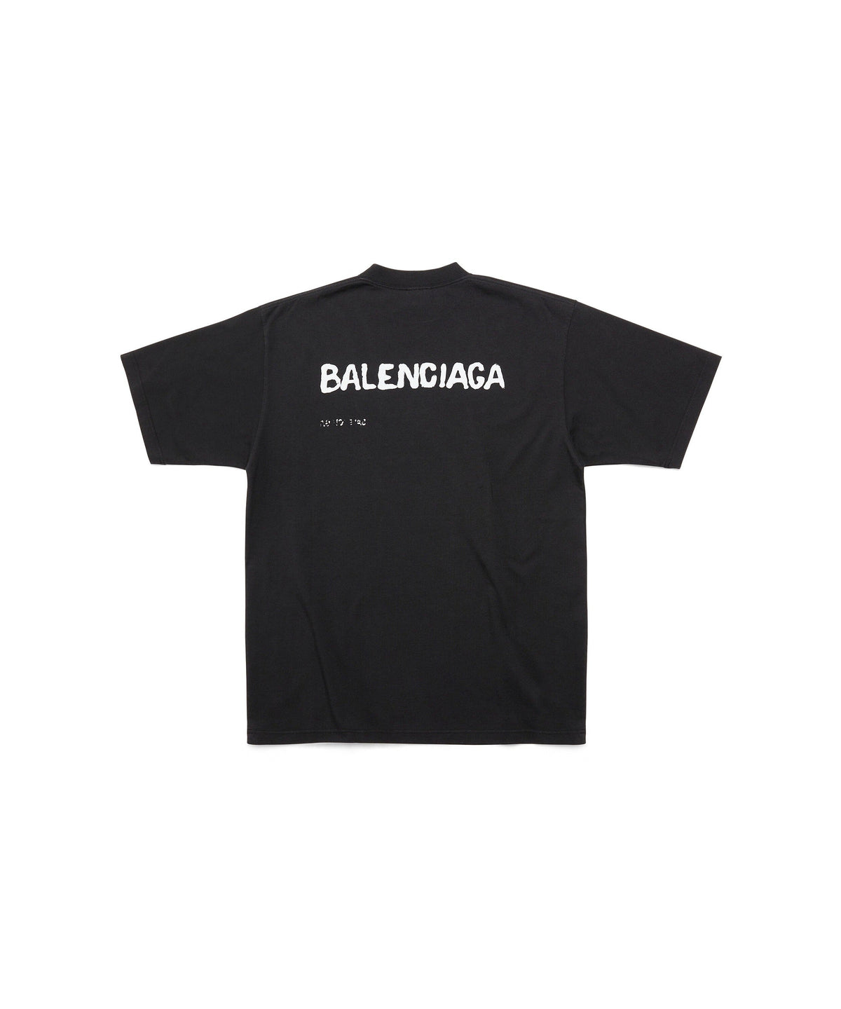 Hand-Drawn Balenciaga T-Shirt - Black & White