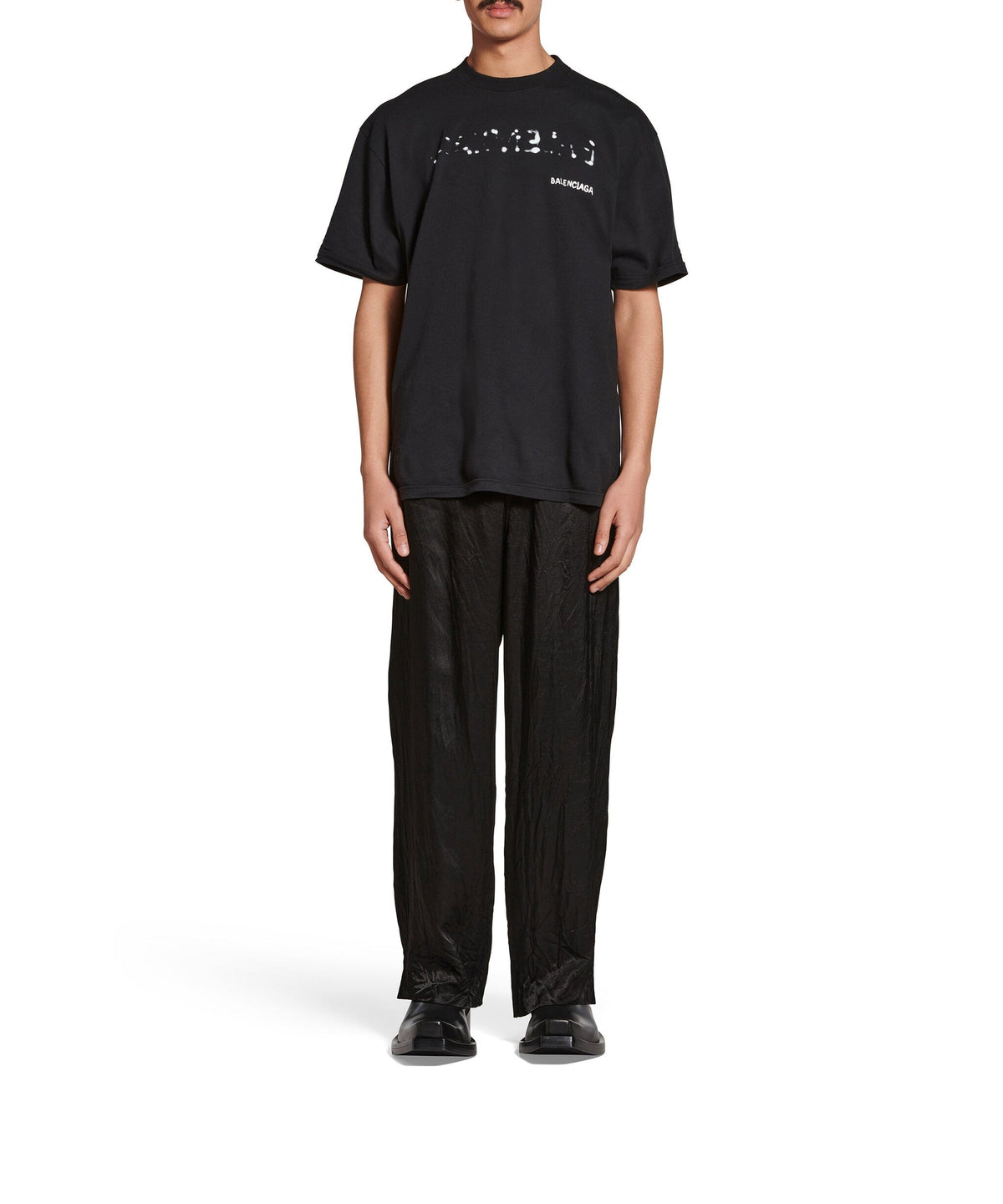 Hand-Drawn Balenciaga T-Shirt - Black & White