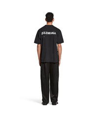 Hand-Drawn Balenciaga T-Shirt - Black & White