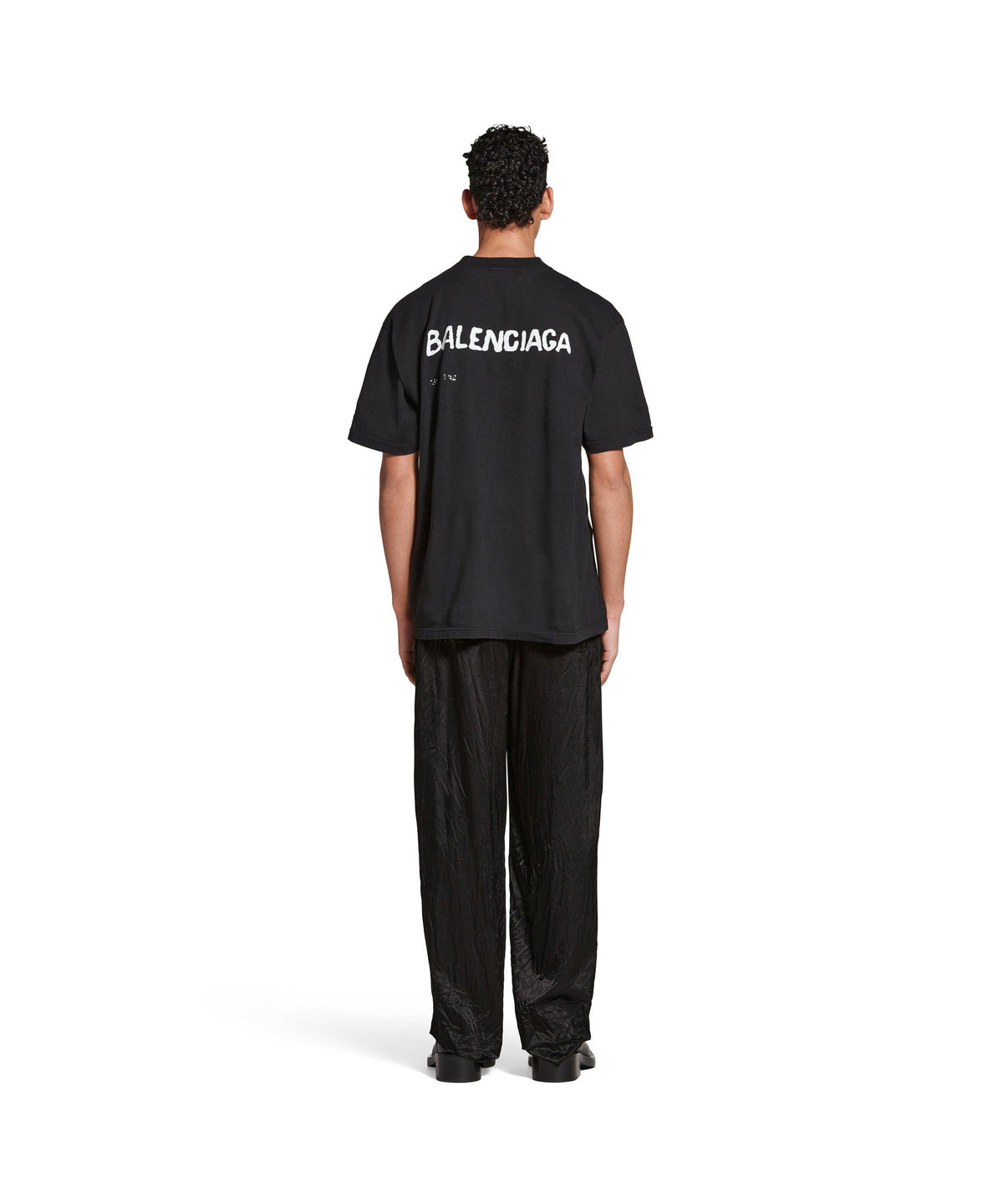 Hand-Drawn Balenciaga T-Shirt - Black & White