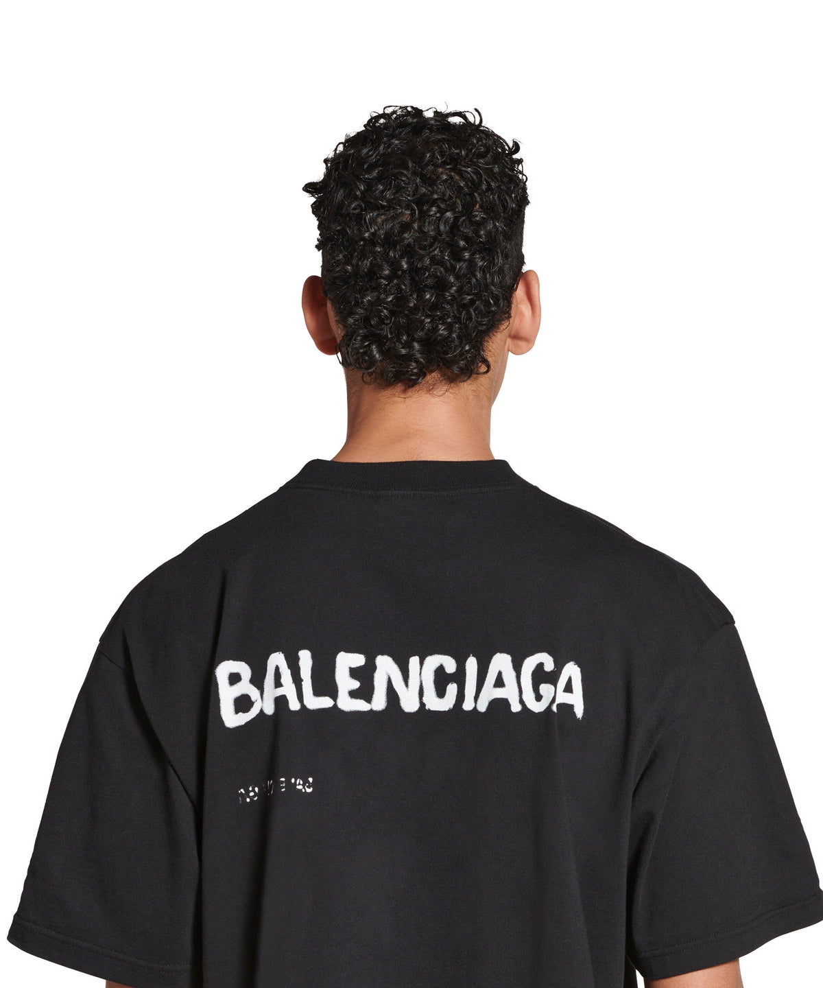 Hand-Drawn Balenciaga T-Shirt - Black & White