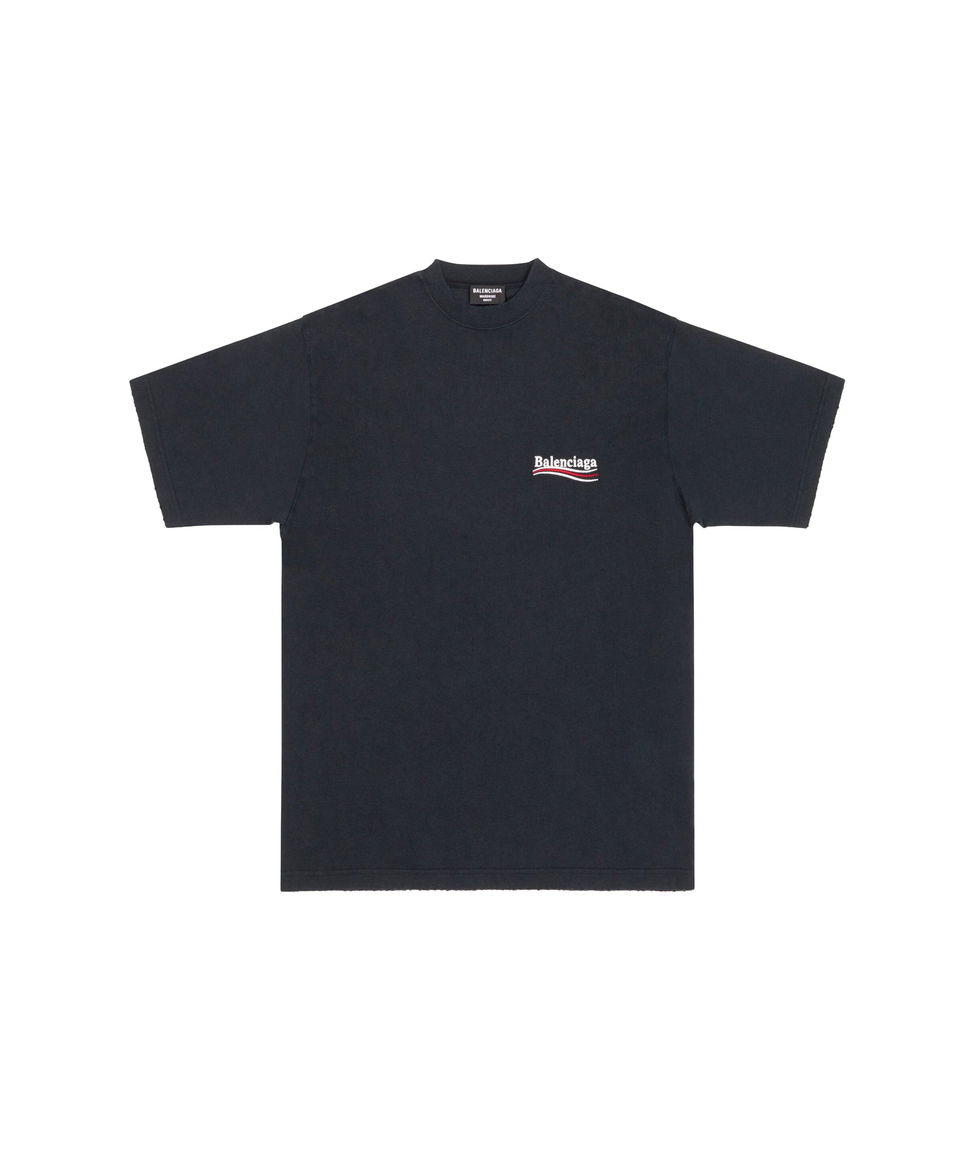 Political Campaign T-Shirt - Washed Black & White