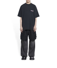 Political Campaign T-Shirt - Washed Black & White