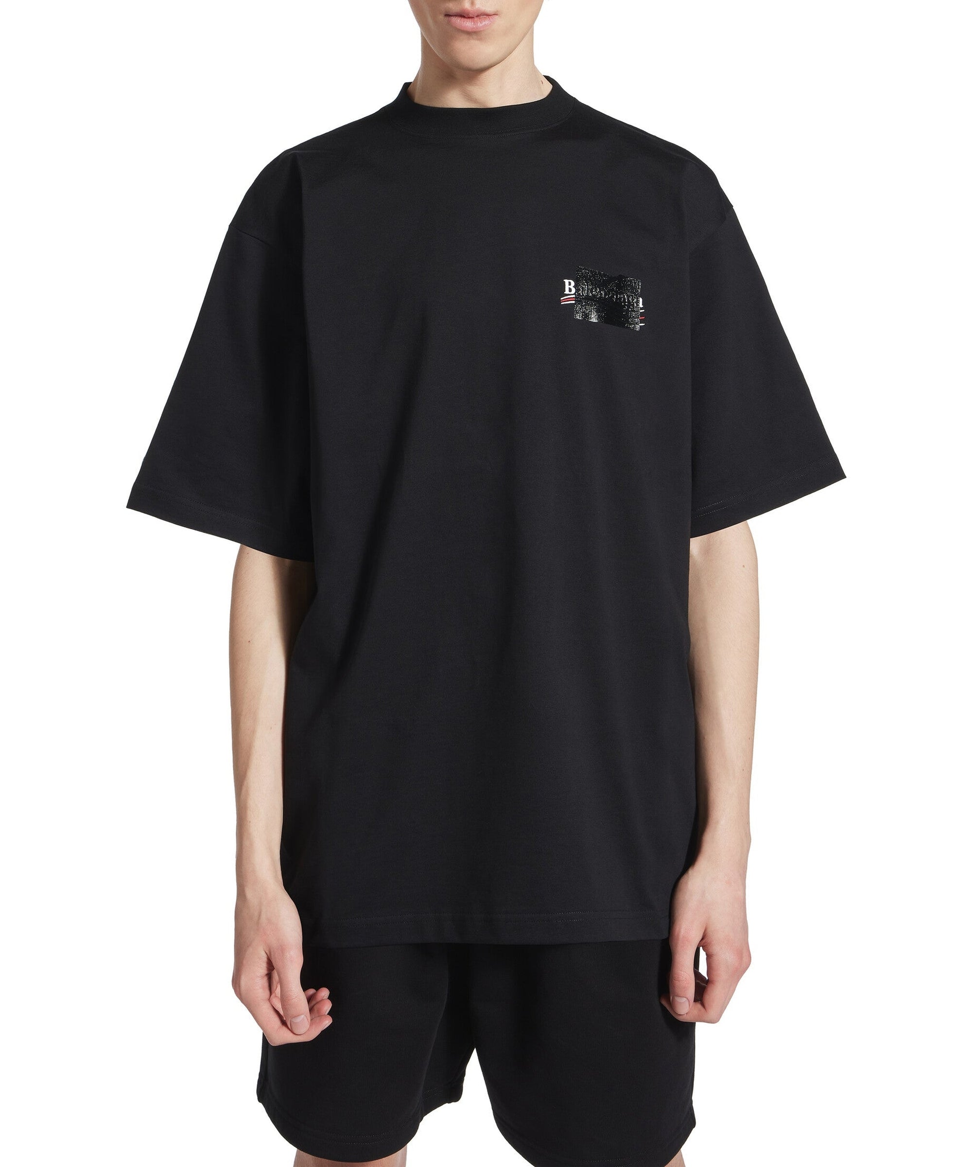 Gaffer T-Shirt - Black & White & Red