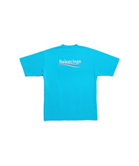Political Campaign T-Shirt - Azure & White & Red