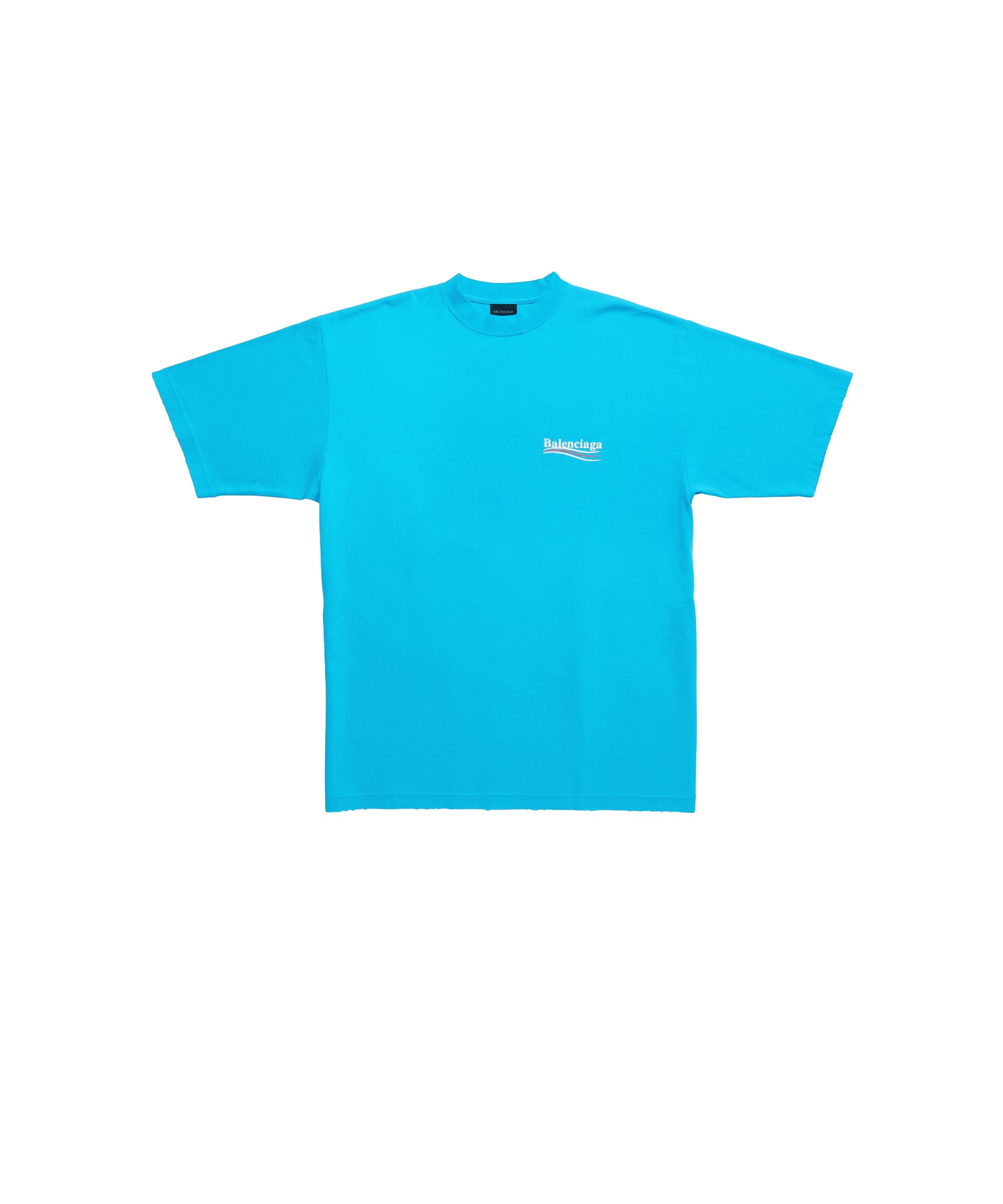 Political Campaign T-Shirt - Azure & White & Red