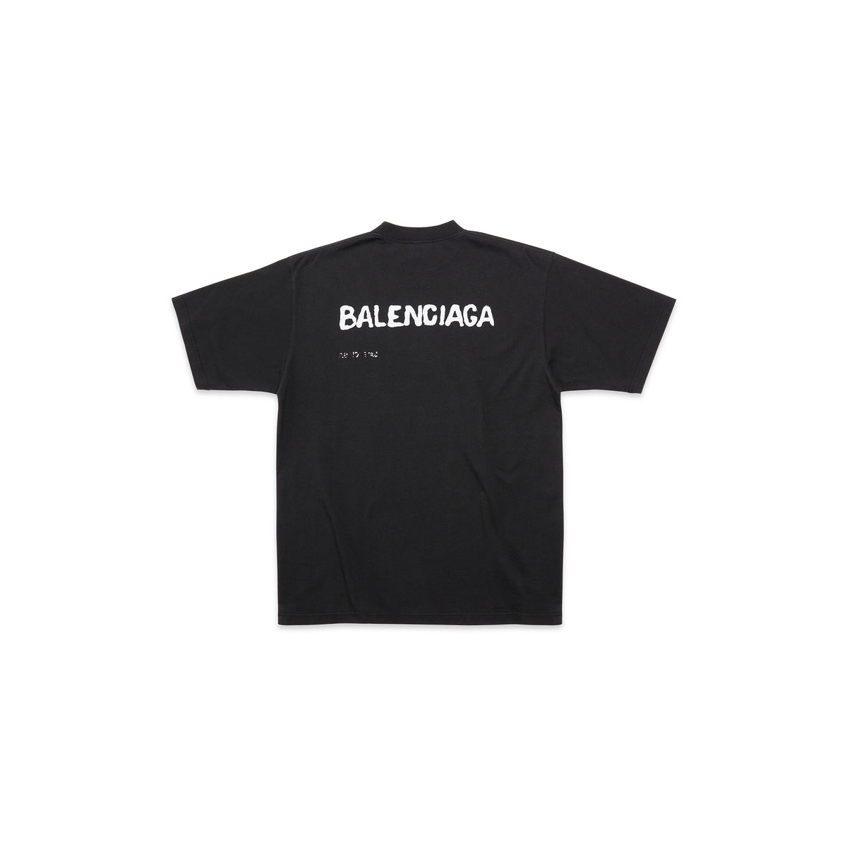 Hand-Drawn Balenciaga T-Shirt - Black & White