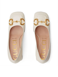 Baby white 75mm Pumps - White