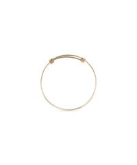 Logo Hoop Bracelet - Shiny Gold