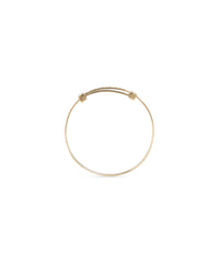 Logo Hoop Bracelet - Shiny Gold