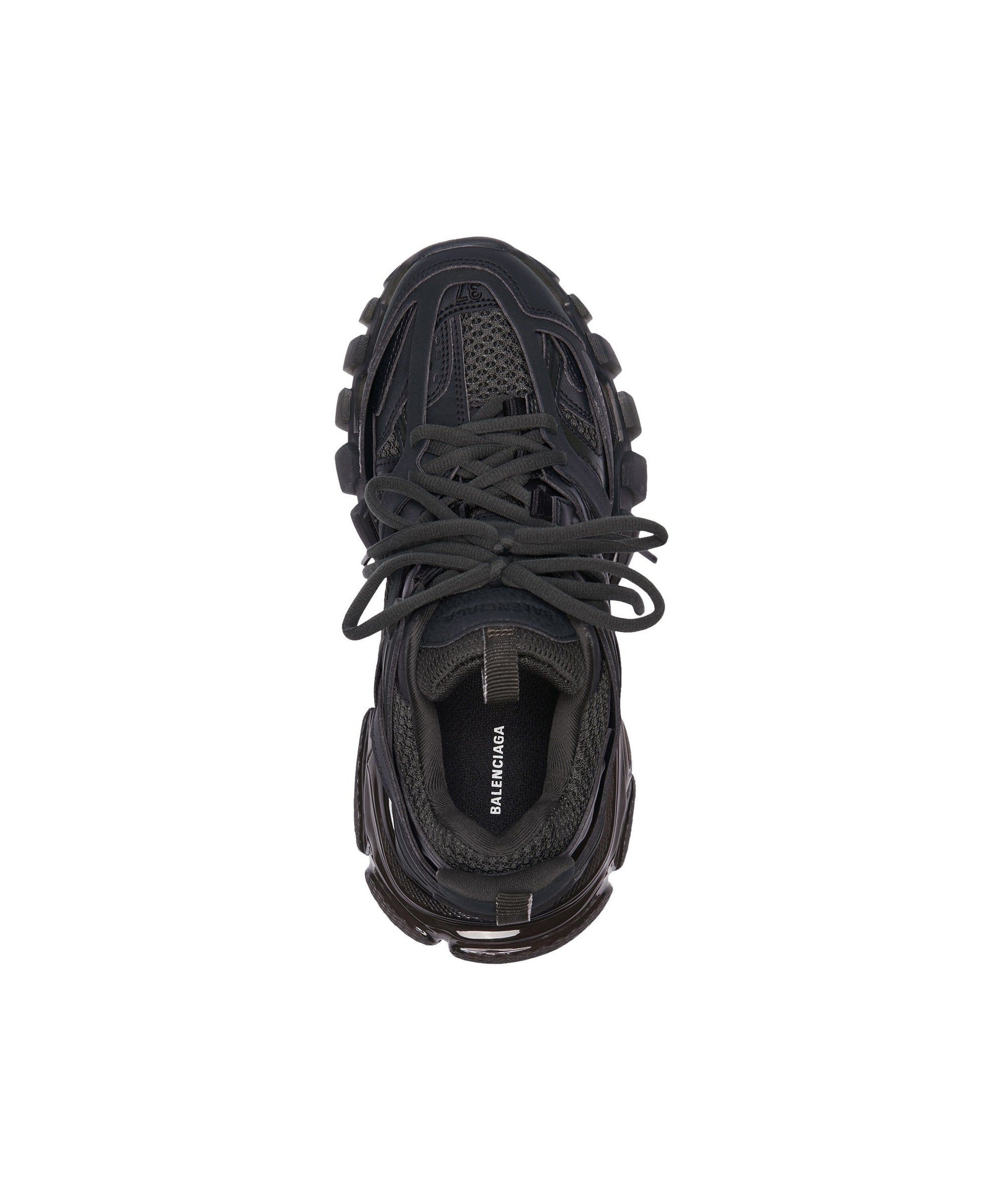 Track Clear Sole Sneakers - Black