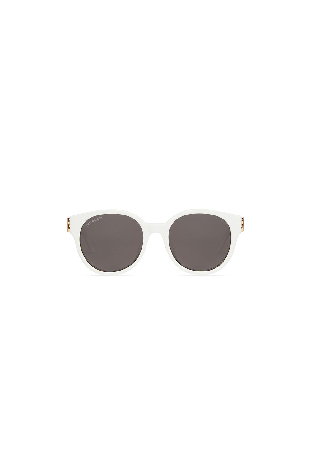 Dynasty Round white Sunglasses - White