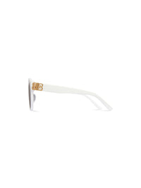 Dynasty Round white Sunglasses - White