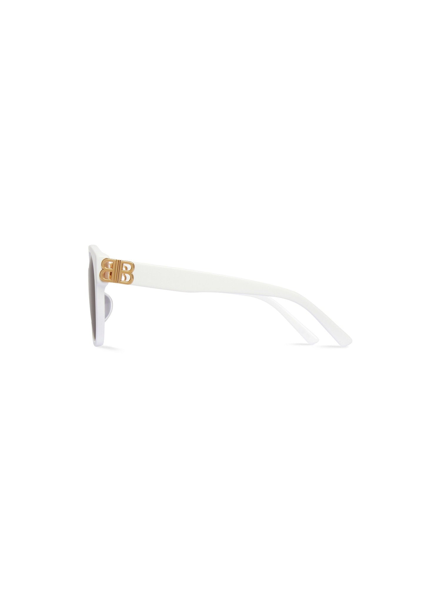 Dynasty Round white Sunglasses - White