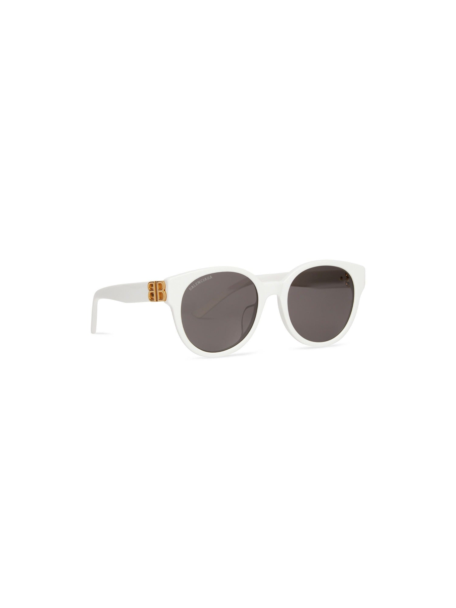 Dynasty Round white Sunglasses - White